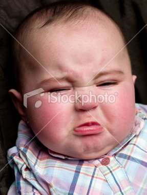 Illustration for article titled My new favorite thing: pictures of sad babies